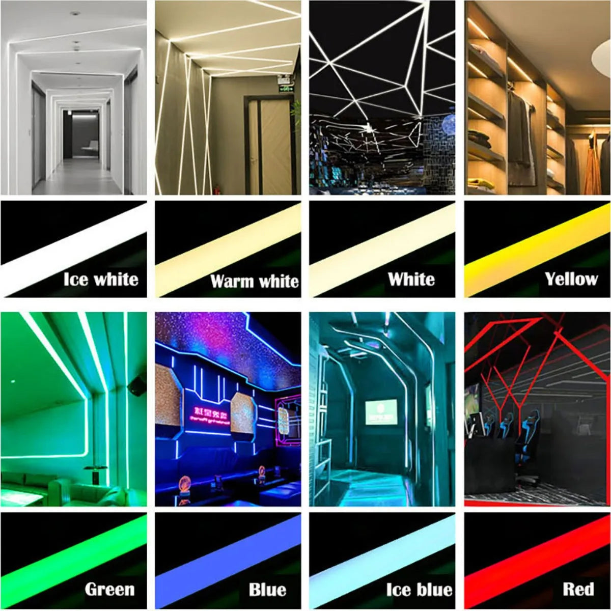 DC5V Neon LED Light Strip Wiress PIR Motion Sensor 6X12MM Silicone Tube Rope SMD2835 120Leds/m Waterproof Flexible Tape Ribbon.