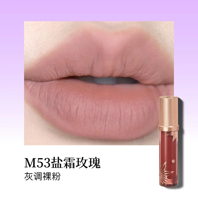 Girlcult Matte Nude Lipstick Velvet Cosmetic Long Lasting Waterproof Non-Stick Cup Lip Glaze Lip Makeup Gift for Girls and Women