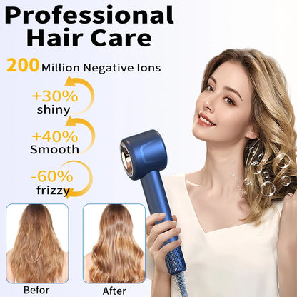 220V Super Hair Dryer 1600W Leafless Hair dryer Personal Hair Care Styling Negative Ion Tool Constant Anion Electric Hair Dryers