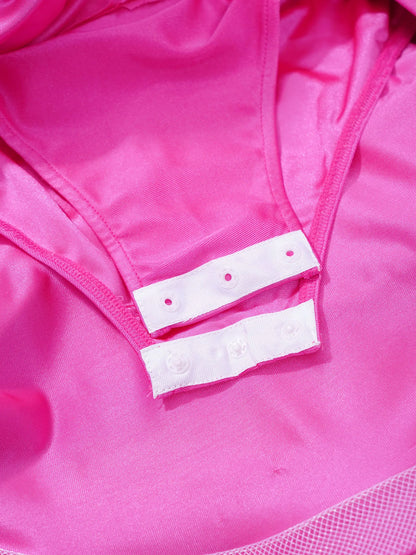 Eiskunstlauf-Kostüm für Teenager-Mädchen, lateinamerikanischer Tanz, Cha-Cha, Tango, Performance-Tanzbekleidung, ärmelloses, gestuftes Kleid mit Strasssteinen.