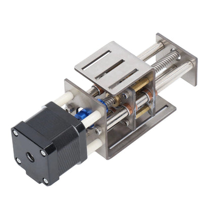 Achsen-Schiebetisch-Set, Splitter, stabile Leistung, 1,7 A, CNC-Achsen, Schiebetisch-Set, 100 mm Hub, 12 V, DIY für Holzbearbeitung