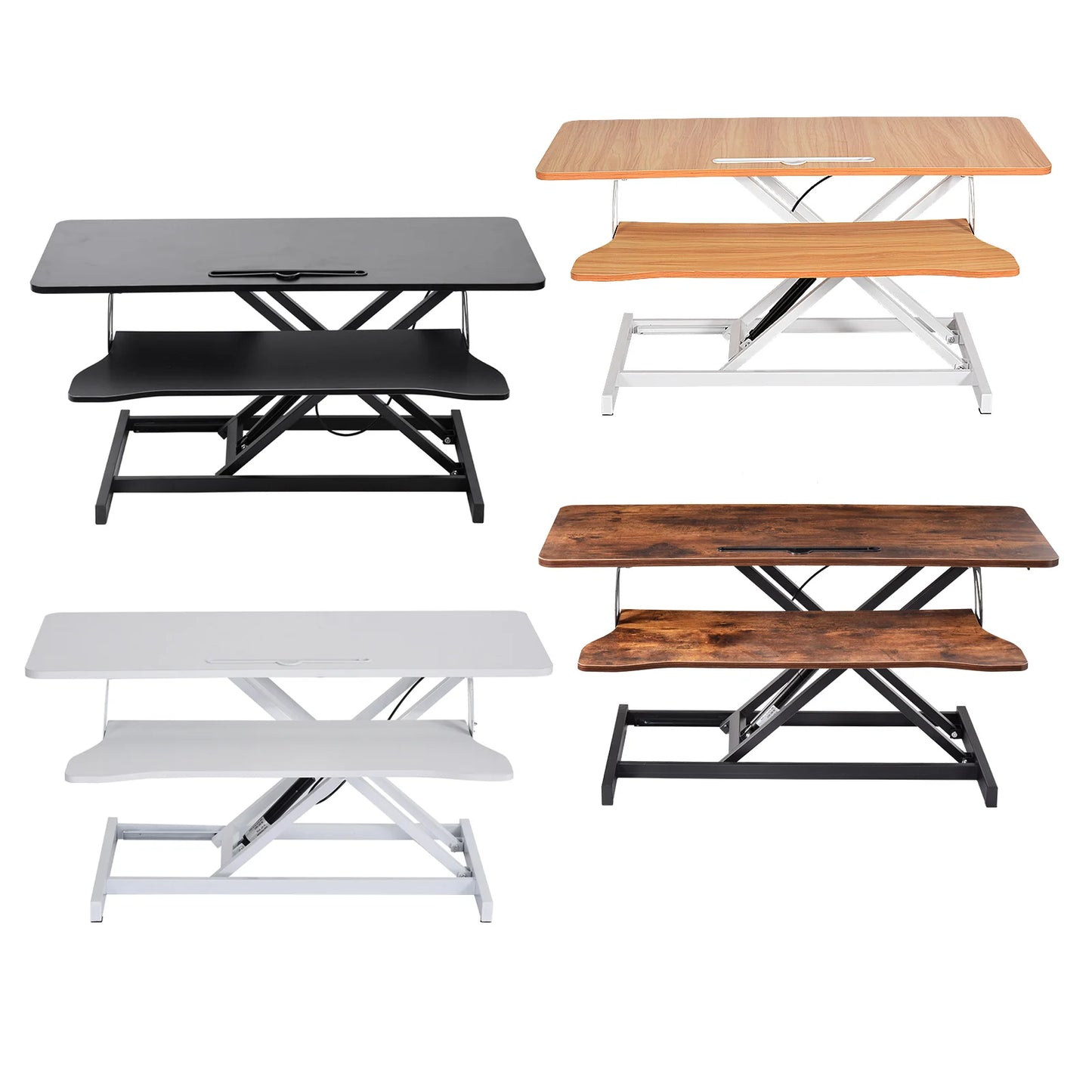 37" breiter Stand-Up-Schreibtisch-Riser, höhenverstellbarer Stehpult-Konverter für das Heimbüro