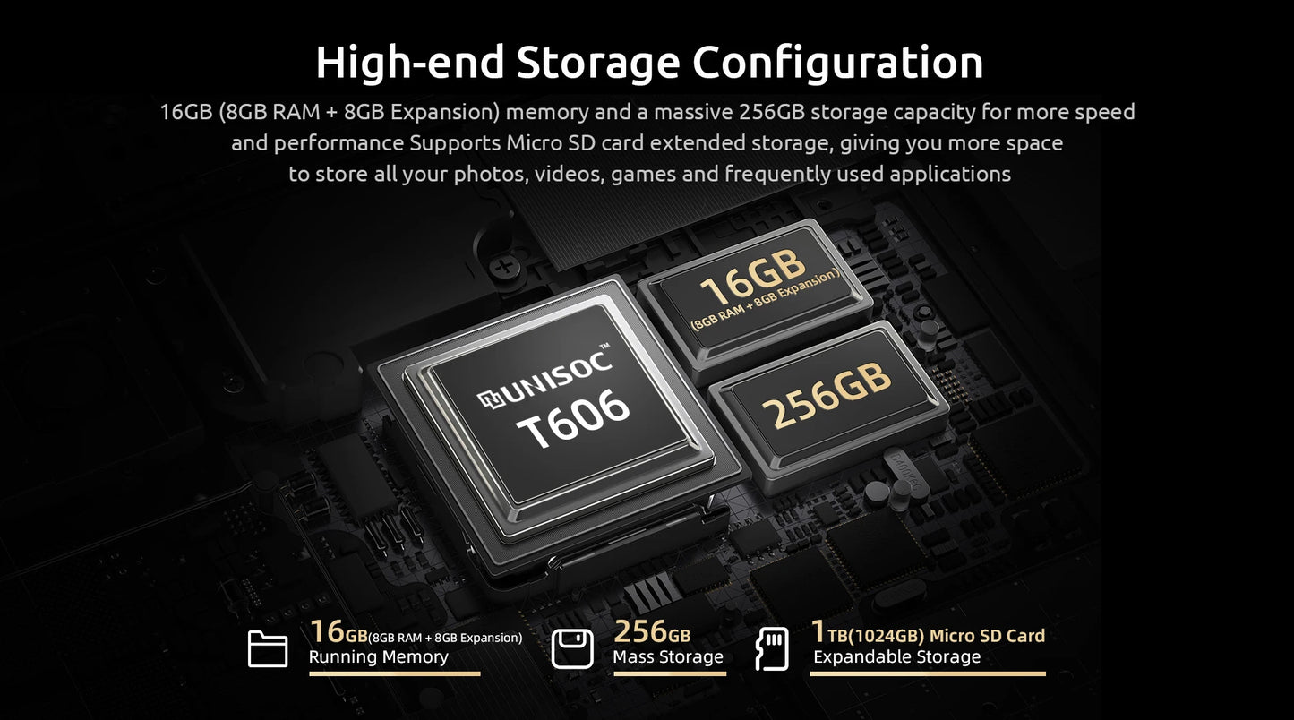 Bmax Maxpad I11Plus 10.4 Inch 16Gb(8Gb Ram+8Gb Expansion) 256Gb Rom Octa Core T606 Soc Android 13 Dual Wifi 4g Lte Tablet Sim.