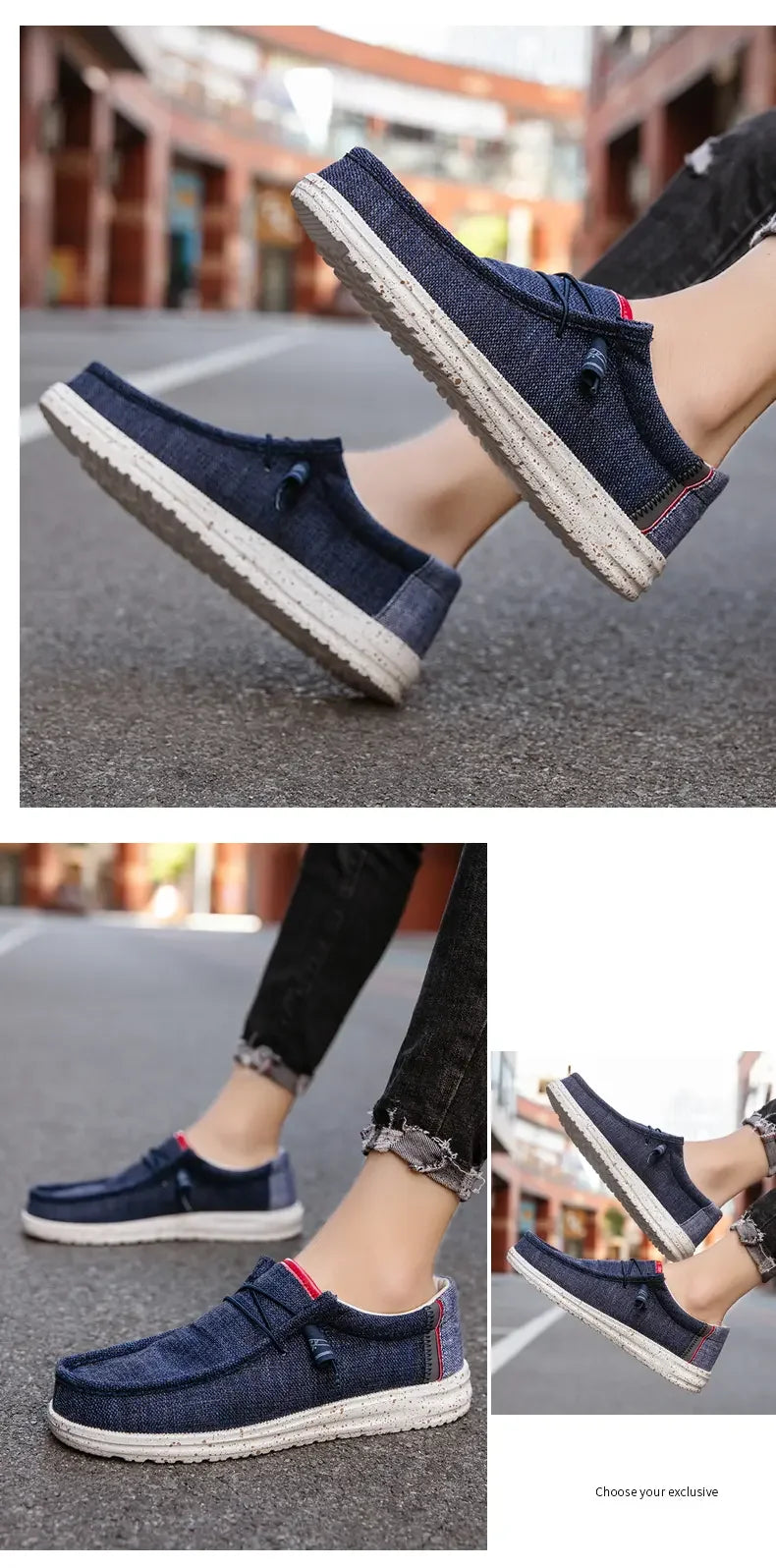 Men's Loafers Designer Slide in Low Cut Sneakers Casual Boat Shoes Comfortable Walking Flat Shoes Breathable Canvas Shoes 2025