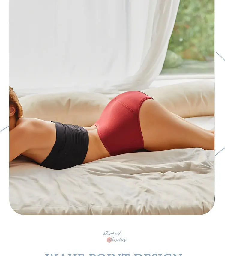FINETOO Leak Proof Menstrual Panties Underwear Period Physiological Panty Women Waterproof Brief High Waist S-XL Female Lingerie.