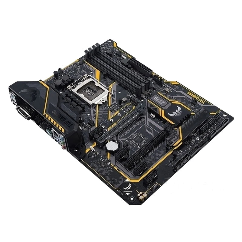 ASUS TUF Z370-PLUS GAMING Z370 LGA 1151 Motherboard LGA 1151 For i7-8700K i5-8600K i7-9700K CPU DDR4 M.2 HDMI Gaming Mainboard.