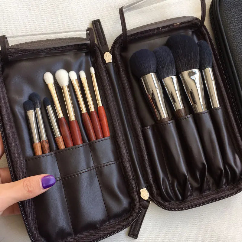 Women Foldable Makeup Brush Bag Organizer Female Travel Cosmetic Toiletry Case for Beauty Tools Wash Accessories Pouch.