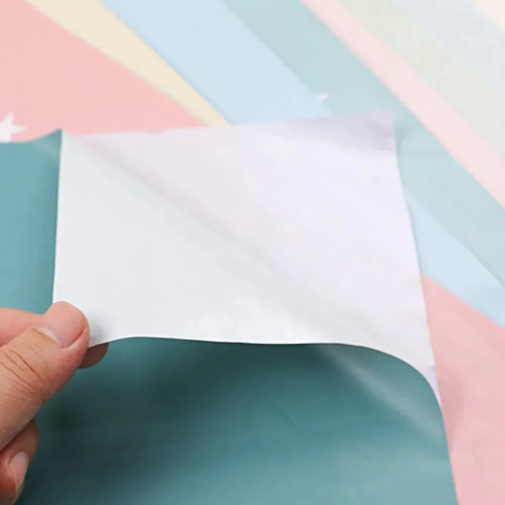 Macaron-Tapete, selbstklebende Aufkleber für Schlafzimmer, Schlafsaal, Renovierung, wasserdichte und schimmelresistente Hintergrund-Wandaufkleber