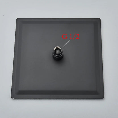 Wanmivezlo Black/Chrome Brass Shower Faucet Bathroom Shower Mixer Crane Rotatable Long Spout Rain Shower Set Shower Spray Shower