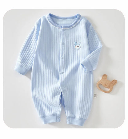 Frühling und Herbst 0-12 Monate Baby Strampler Hochwertige Neugeborene Mädchen Jungen 100 % Baumwolle Kleidung von Langarm Säuglingskleidung.