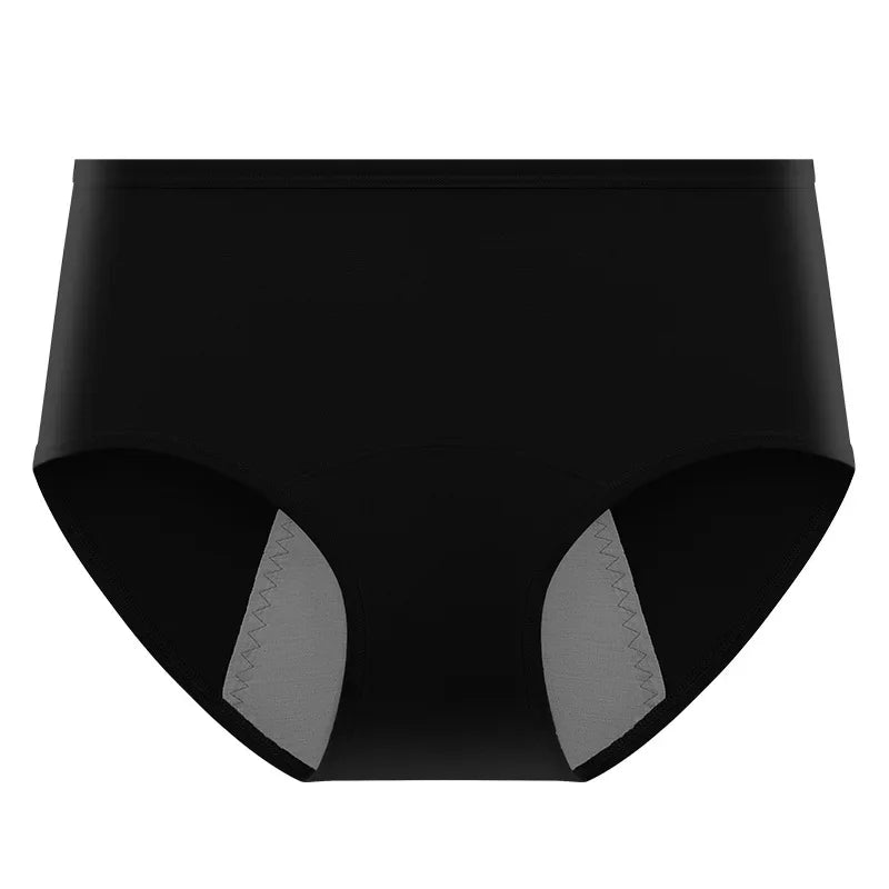 L-8XL Plus Size Leak Proof Menstrual Panties for Women Cotton Underwear with Waterproof and Breathable Design for Periods.