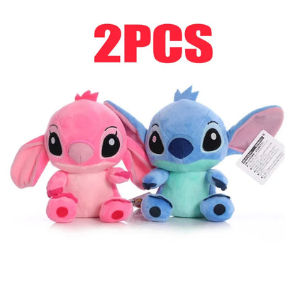 20cm Original Plush Stitch Baby Movie Cartoon Model Doll Children Action Figures Stuffed Toys Pendant Gifts.