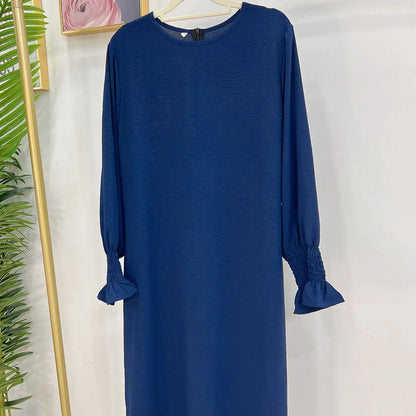 Jilbab Prayer Clothes Women Ramadan Islamic Jilbeb 2 Piece Set Dubai Turkish Modest Outfit Layered Khimar Scarf Hijab+Long Dress