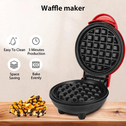 350W Mini Waffle Maker Electric Breakfast Maker Non Stick Pancake Bubble Egg Cake Oven Pan Eggette Machine.