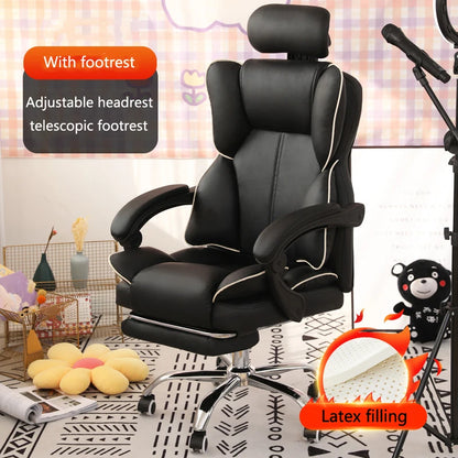 Neuer Gaming-Stuhl mit Fußstütze, zum Anheben des Spiels, hochwertiger ergonomischer Stuhl, Wohnmöbel, Büro-Computerstuhl, Gamer-Stuhl