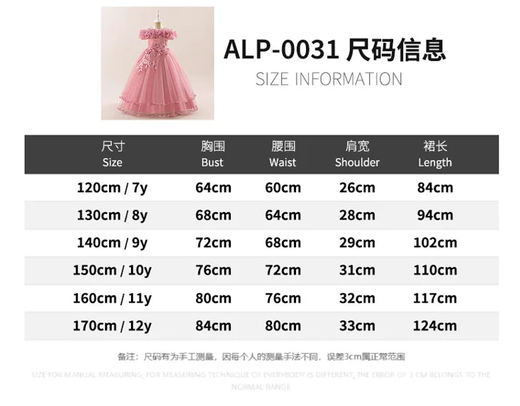 Kinder Kleid Neue Geburtstag Party Mädchen Prinzessin Kleid Gestickte Mesh Hochzeit Blume Junge Elegante Kinder Abend Kleidung Kostüm.