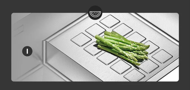 Large Size Nano Meter Cup Rinser Stepped Kitchen Sink 304 Stainless Steel 4mm Thickness Handmade Sinks With Knife Holder