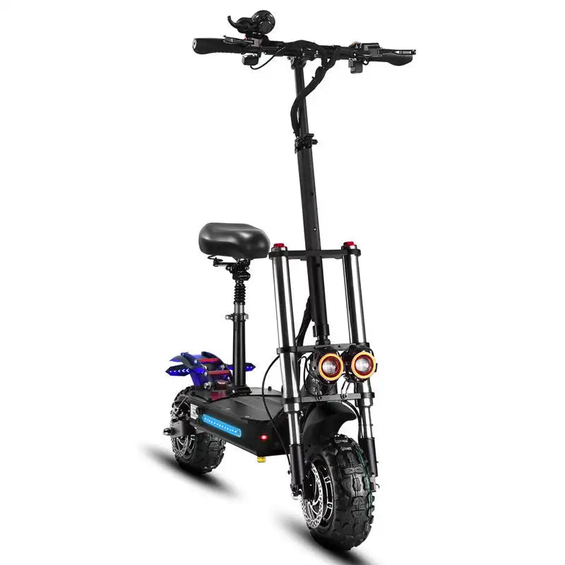 TEEWING S3 Adult Electric Scooter 3000W*2 Dual-Motor E-Scooter 60V38AH Battery 11" Off-RoadTires Foldable EScooter.