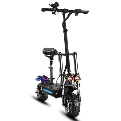 TEEWING S3 Adult Electric Scooter 3000W*2 Dual-Motor E-Scooter 60V38AH Battery 11" Off-RoadTires Foldable EScooter.