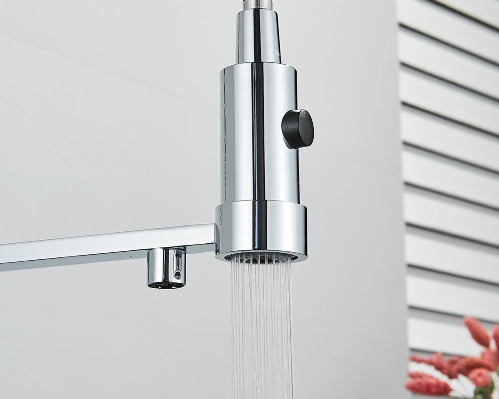 Black Filtered Kitchen Water Filter Kitchen Faucets Dual Spout Filter Faucet Mixer Water Purification Water Crane For Kitchen