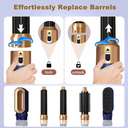 5 In1 Multi Hair Straightener Hair Styler Curling Iron Hair Dryer With Hair Brush Hairdryer For Hair Dryer Hair Multi Style