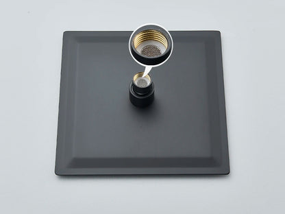 Bathroom Shower Head Chrome Ultrathin Rainfall Bath Head Wall Mounted Stainless Steel Bathroom Shower Accessories