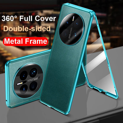 Luxury Leather Glass 360° Cover for Honor Magic 6 7 Pro HD Shockproof Bumper Phone Case Funda for Honor Magic 6 5 4 Lite 5G.