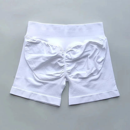 Yoga Shorts Resistance Exercise Shorts Seamless Low Waist Scrunch Bum Gym Shorts Workout Biker Short Stretch Fitness Sportwear.
