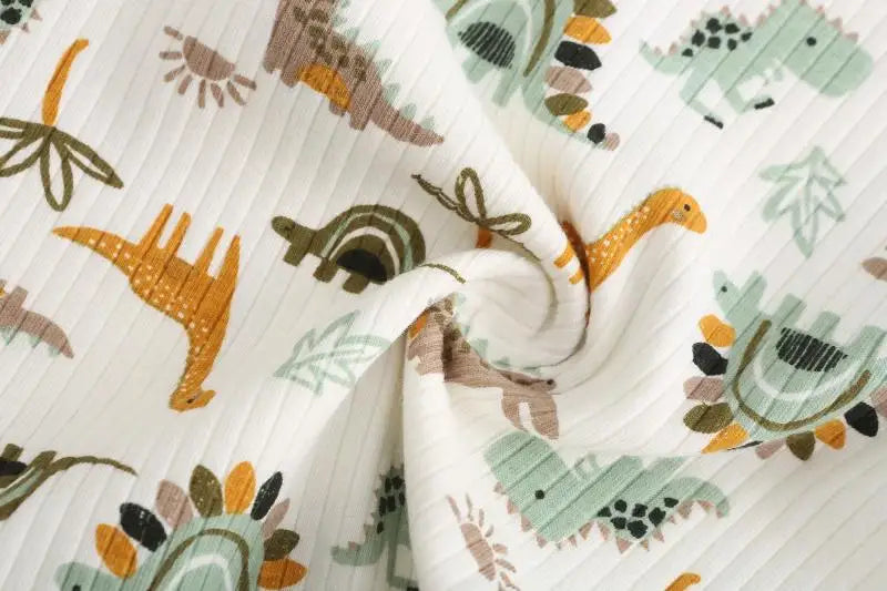 Kiddiezoom 5 Teile/los Vier Jahreszeiten Mode Cartoon Kurzarm Baby Junge Mädchen Bodys Weiche Unisex Neugeborenen Onesies Kleidung.