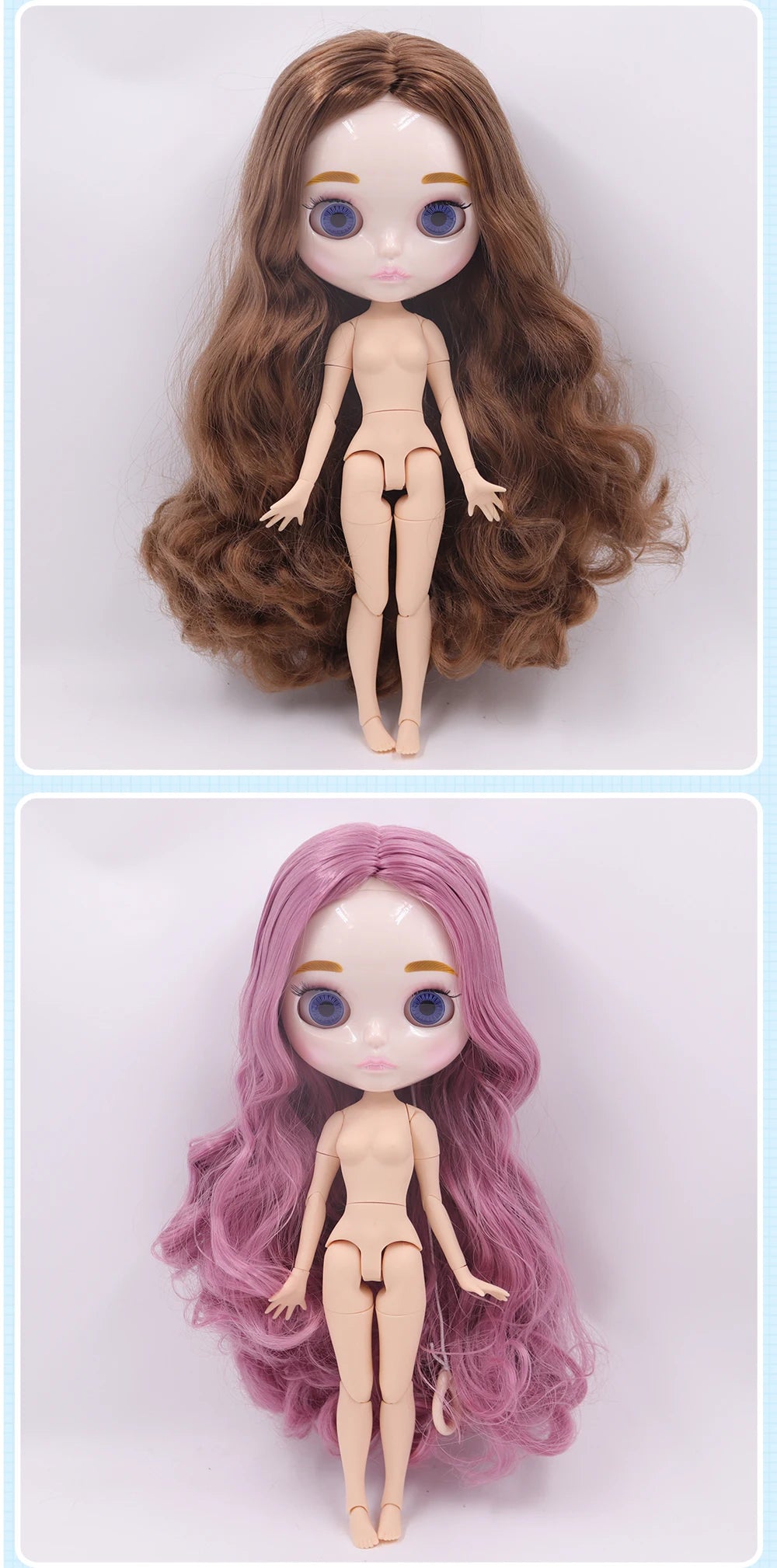 ICY DBS Blyth Doll 1/6 Joint Body 30CM BJD toys Natural shiny face with extra hands AB DIY Fashion Dolls girl gift.