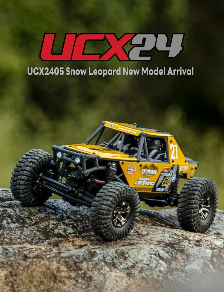 1/24 RC Crawler UDIRC UCX2405 Brushless/Brushed Motor 4WD Off-road Mini Rock Crawler Climbing Vehicle RTR RC Car Toys.