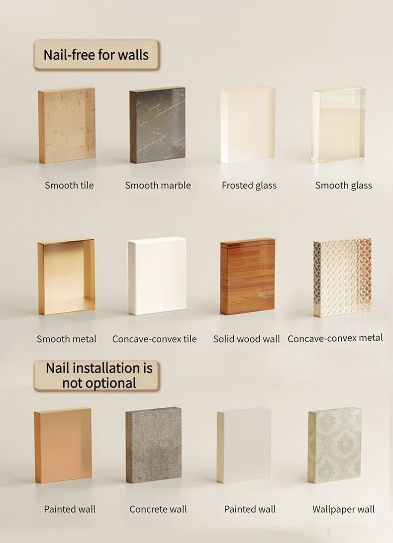 Holz Aluminium Material Eckregal Shampoo Lagerregal Dusche Wandregal Badezimmer Organizer Badezimmerzubehör