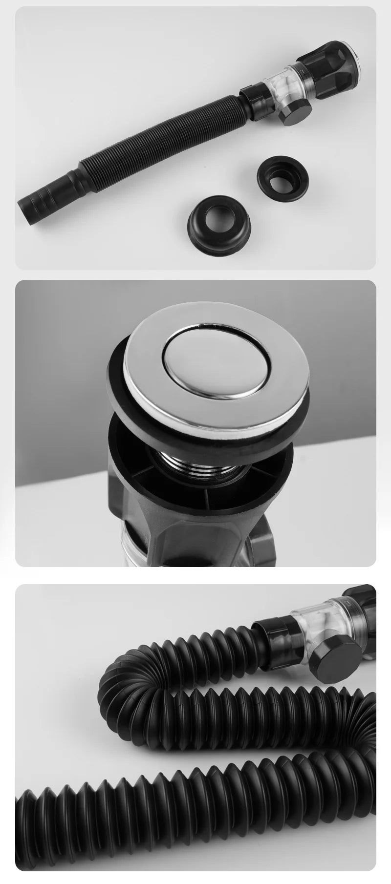 1Pc Küche Waschbecken Abflussrohr Flexible Dehnbare Deodorant Sieb Pipeline Badezimmer Waschbecken Anti Verstopfung Zubehör