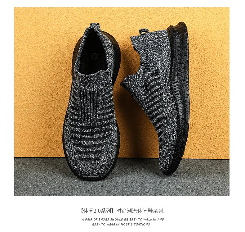 Men Shoes Lightweight Sneakers Men Fashion Casual Walking Shoes Breathable Slip on wear-resistant Mens Loafers Zapatillas Hombre