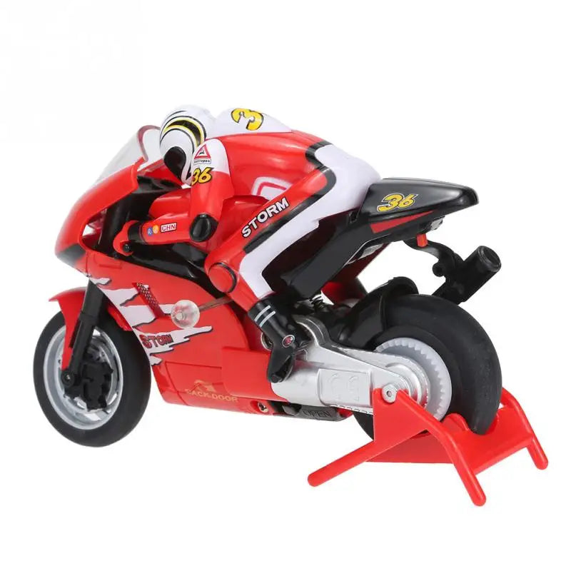 RC1:32 high-speed motor simulation shock absorber Race motorcycle charging 2.4Ghz Parent-child interactive boy's holiday toy.