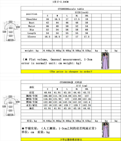 Maßgeschneiderte muslimische Sets, elegante muslimische Frauen, Sommer, langärmelig, V-Ausschnitt, Polyester, lila, 2-teiliges Kleid, Mantel, passende Sets, Muslim.