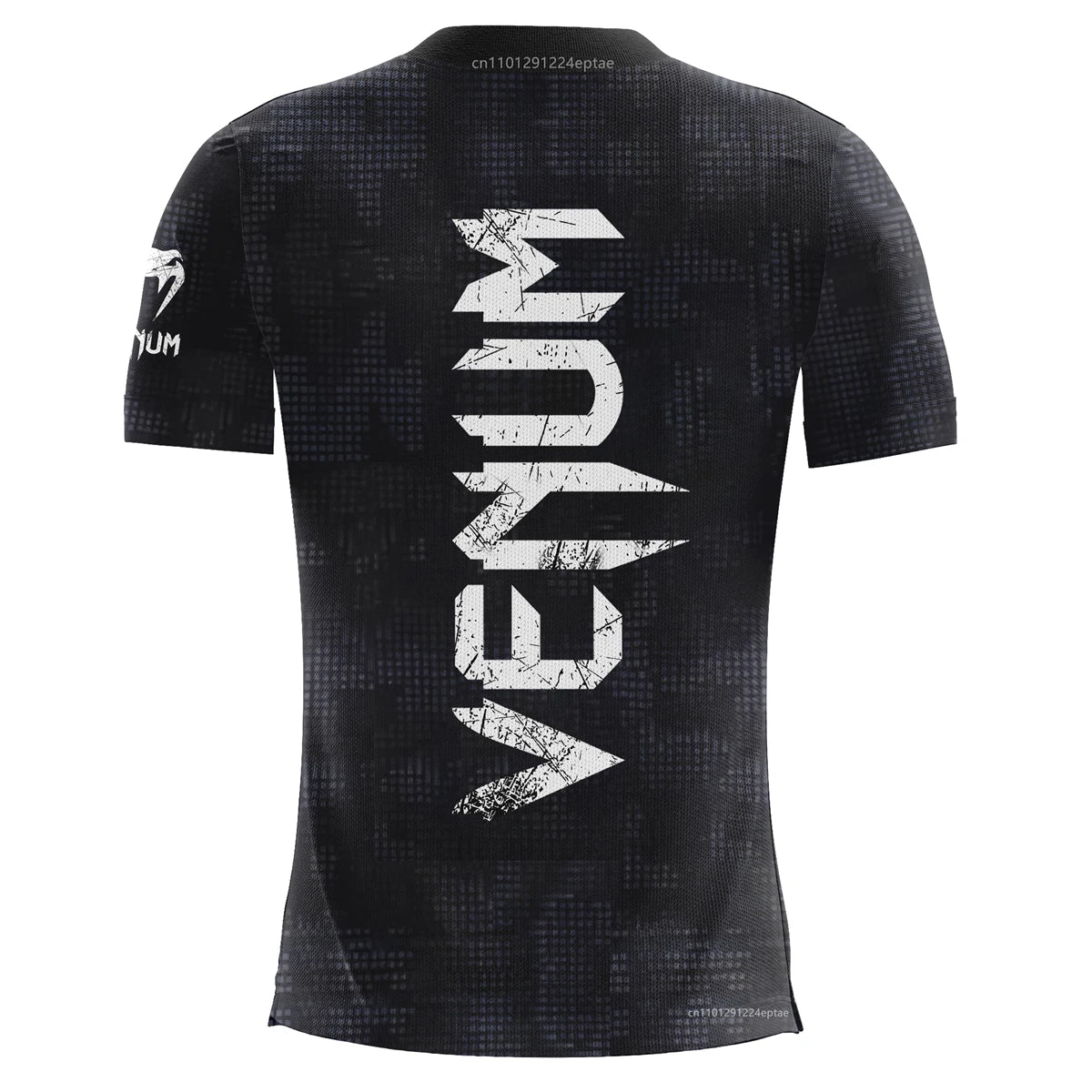 Men's UFC Black White T-shirt Classic Short Sleeved 3D Print Tees Summer Casual O-neck Jersey Boxing Fitness Training T-shirts.