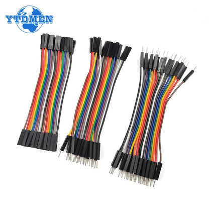 20Pin Dupont Line Male To Male Female To Female Male To FeMale Jumper Wire Cable 10cm 20cm 30cm for Arduino DIY KIT.