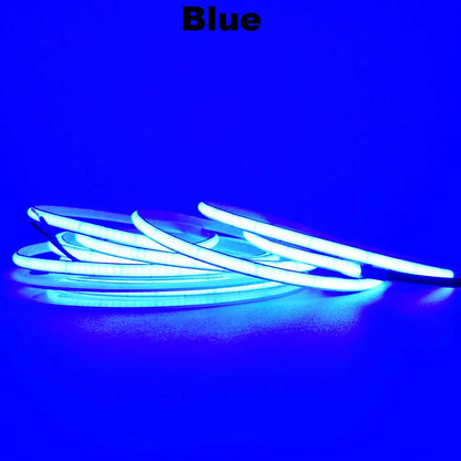 12V 24V COB LED Streifen 5mm/8mm PCB 400/480LEDs/m Flexible Rot/Grün/Blau/Rosa/Eisblau/Gelb Led Streifen Für Wohnkultur LED Lichter.