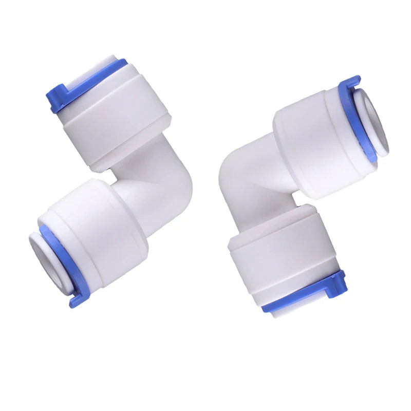 10PCS 1/4 inch Tube to 1/4 inch Tube push fit elbow quick connect for RO water system