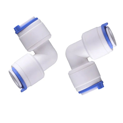 10PCS 1/4 inch Tube to 1/4 inch Tube push fit elbow quick connect for RO water system