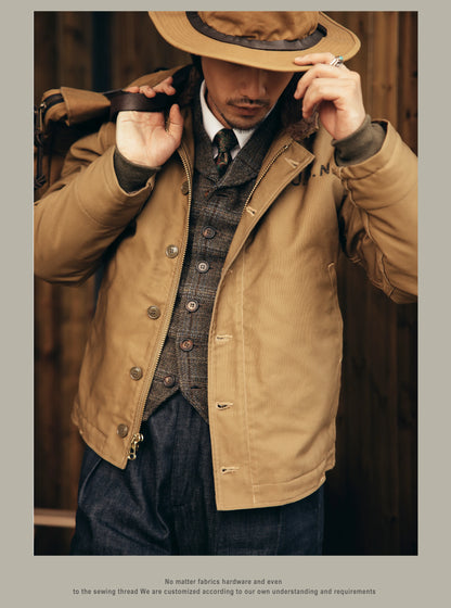 Red Tornado US Size Good Quality Cotton Canvas 70% Wool N1 Jacket N1-0001B.