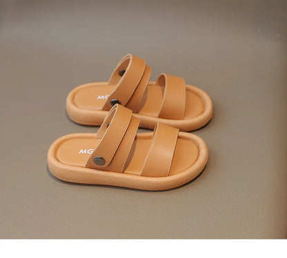 Toddlers Boys Girls Sandals Summer New Children Casual Beach Shoes Kids Fashion Sandals Anti-sliperry Soft-soled Sports Sandals.