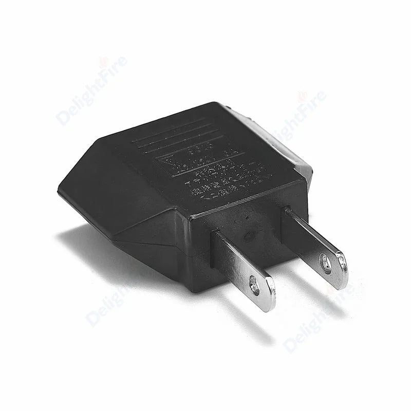 US-Elektrostecker-Adapter, europäisch, EU auf US, Amerika, China, CN, Kanada, CA, Reiseadapter, 2-poliger Stecker, Typ A, Konverter, Netzteil.