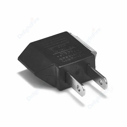 US-Elektrostecker-Adapter, europäisch, EU auf US, Amerika, China, CN, Kanada, CA, Reiseadapter, 2-poliger Stecker, Typ A, Konverter, Netzteil.