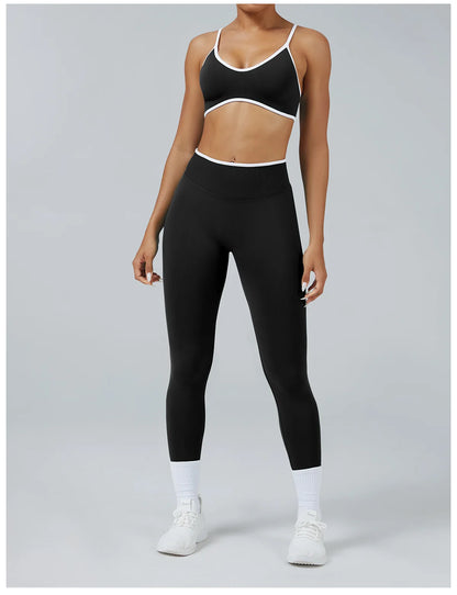 VEQKING Hip Lift Women Yoga Pants Seamless Ignite Sultpt Sports Leggings Scrunch Butt Gym Fitness Tights Elastic Workout Pants