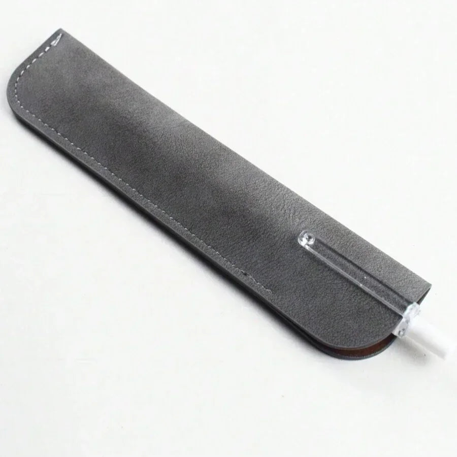 Leder Einzelner Füllfederhalteretui Stifthülle Beutel Kugelschreiber Bleistift Schutzhülle Halter für Männer Frauen Büro Business Geschenk.