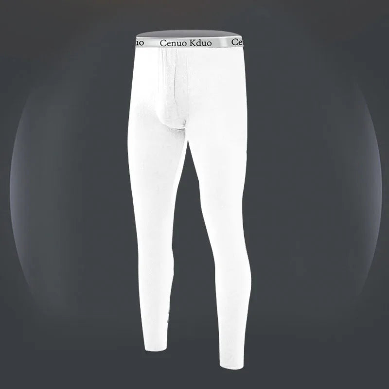 2024 New Men's Tight Sports Pants Slim Pants Autumn And Winter Thermal Pants Plush High Stretch Quick Drying Compression Pants.