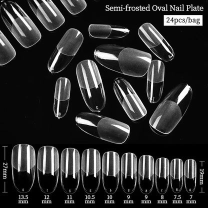 Extension False Nails Art Tips Acrylic Fake Finger Gel Polish Mold Sculpted Full Cover Press on Nails Manicures Accessories Tool