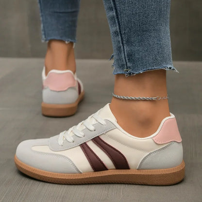 Womens Sneakers Spring New Luxury Flat Loafers Comfortable Slip on Soft Female Sneakers Lightweight Outdoor Shoes for Women.